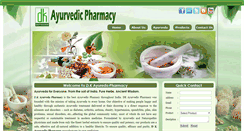 Desktop Screenshot of dkayurvedic.com